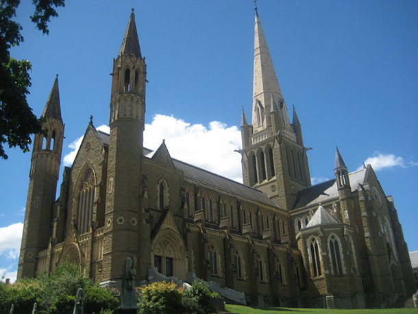 Sacred Heart Cathedral which was built in 1896 and being the largest Gothic cathedral in the southern hemisphere